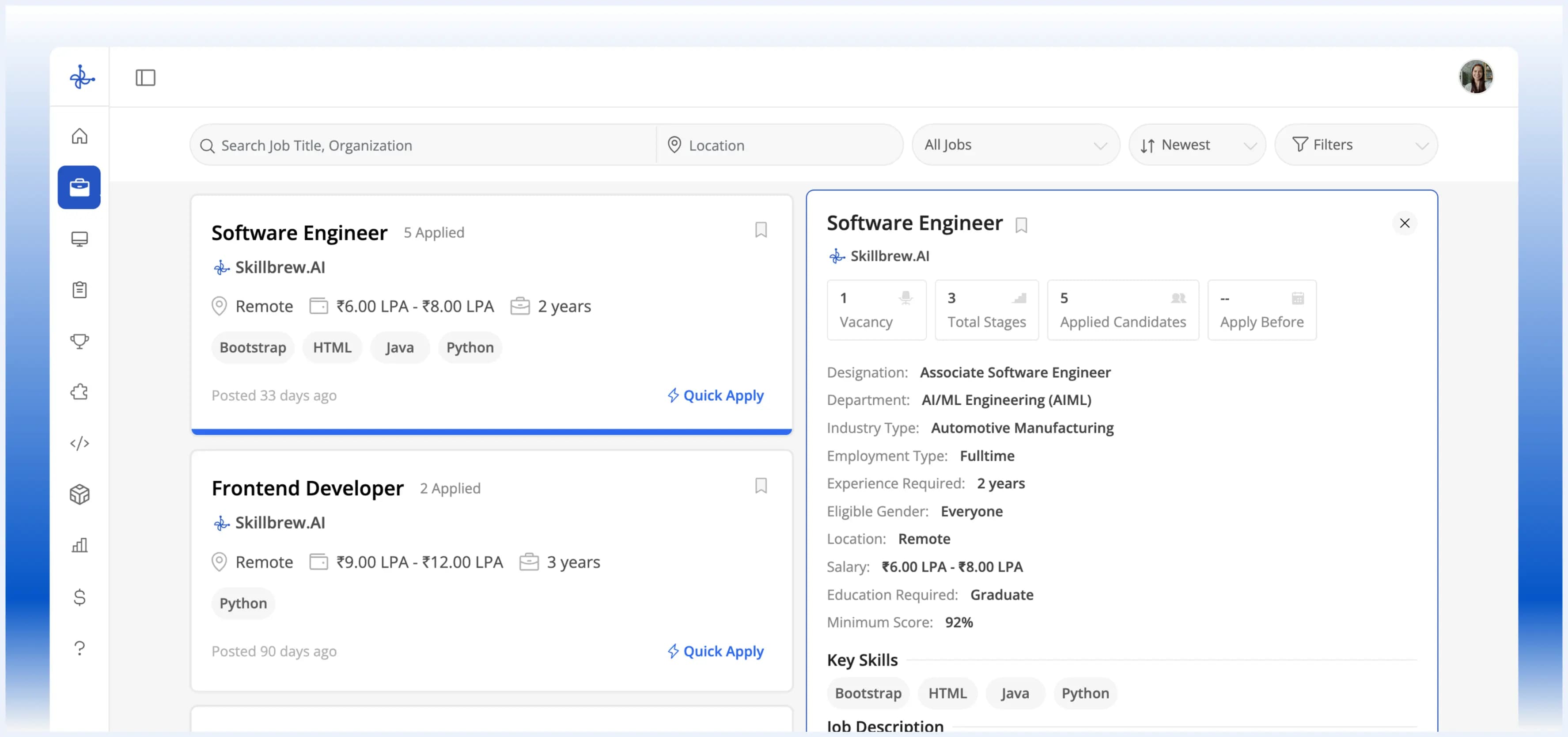 Learn on Skillbrew.AI to land jobs, and practice daily with others, take part in contests, ace mock interviews, get structured path and guidance