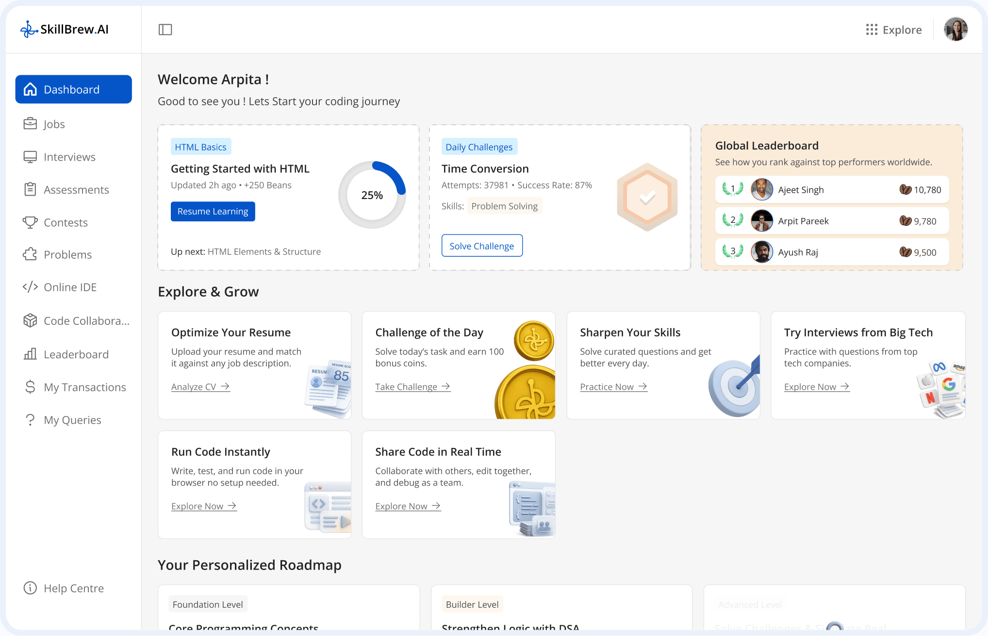 Learners landing hero 2