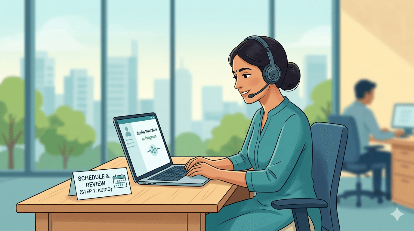Why Indian TA Teams Are Automating First-Round Audio Call Interviews (And How to Do It Right)