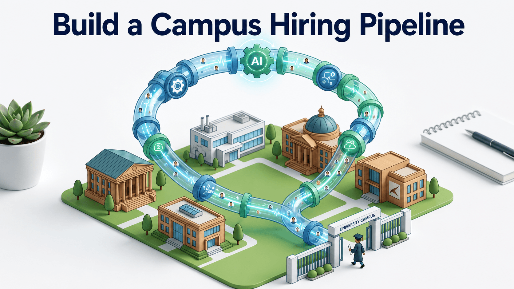 How to Build a Campus Hiring Pipeline That Runs Year-Round