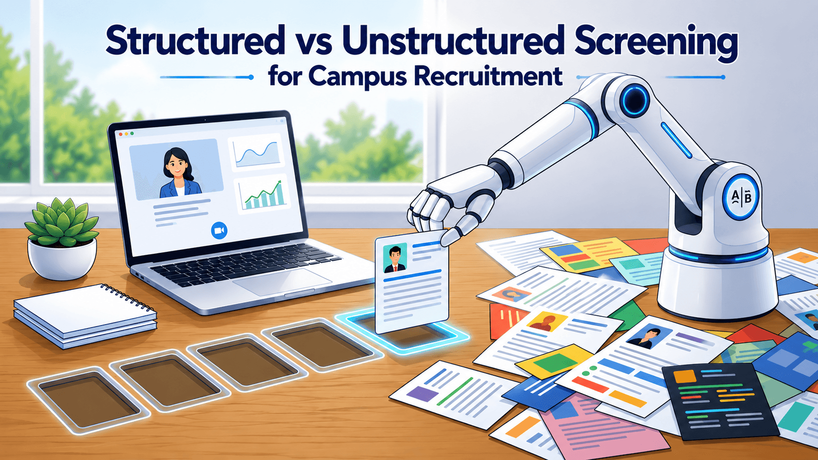 Structured vs Unstructured Screening for Campus Recruitment