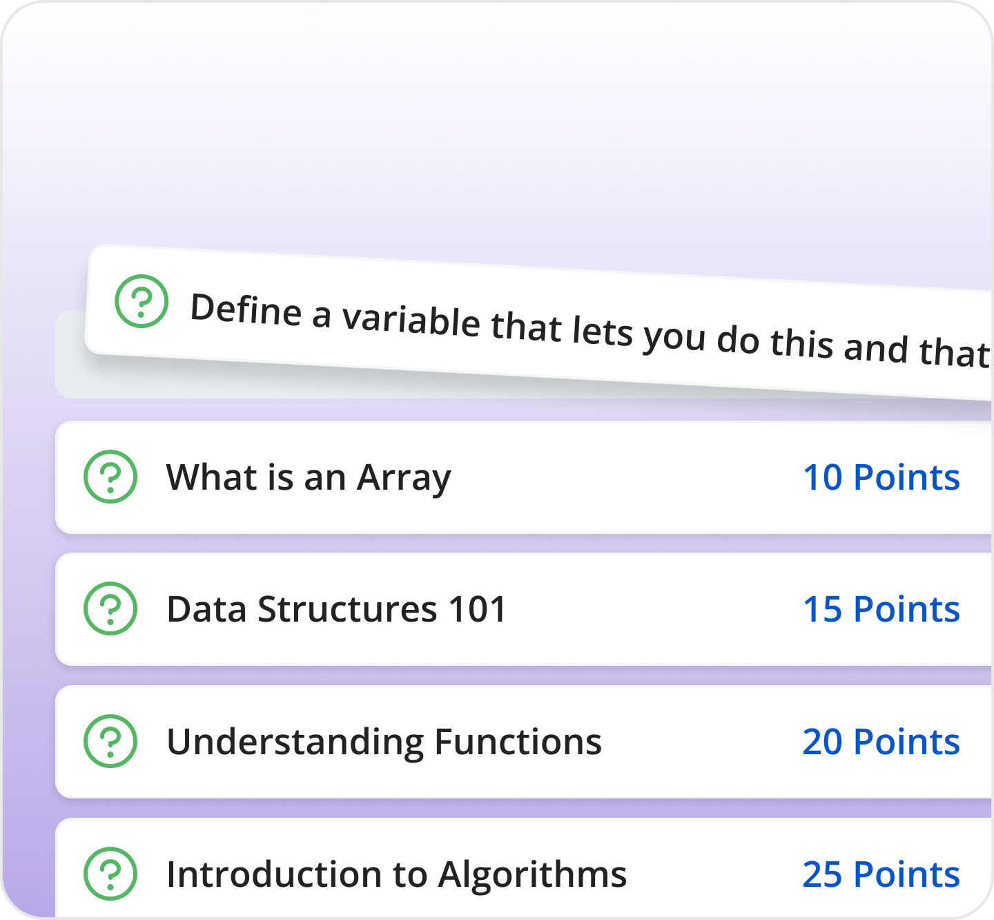 Practice Questions | Skillbrew.AI